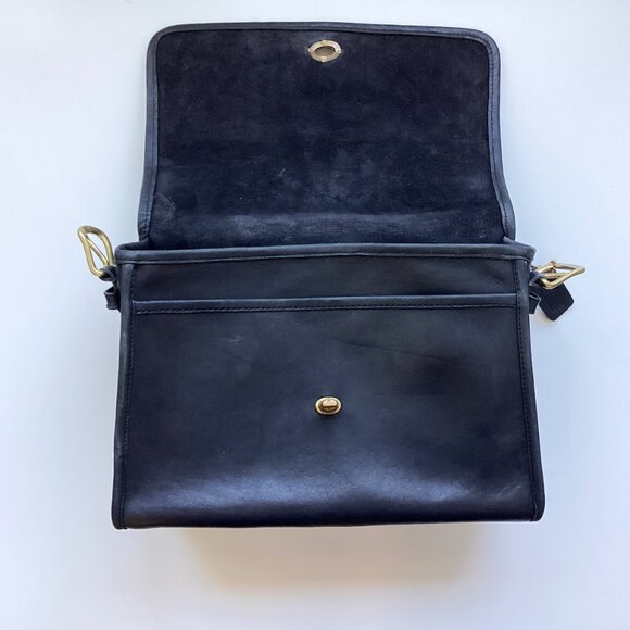 RARE NYC Vintage Coach 9796 Spectator bag Black 872-7703 - Picture 2 of 10